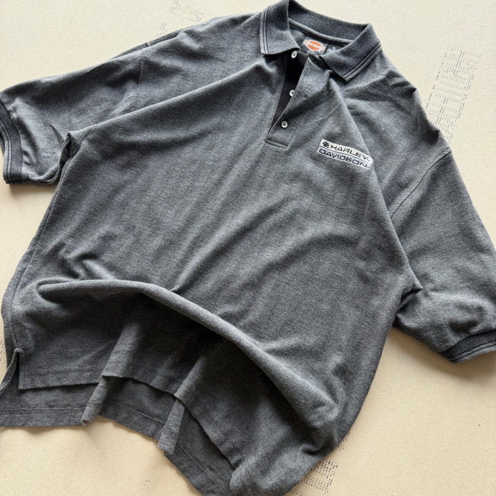 Y2K Harley Davidson Polo Shirt